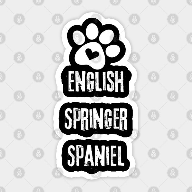 English Springer Spaniel Sticker by BlackMeme94