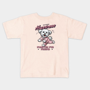 Fetching Happiness, Forever Fur Friend Kids T-Shirt