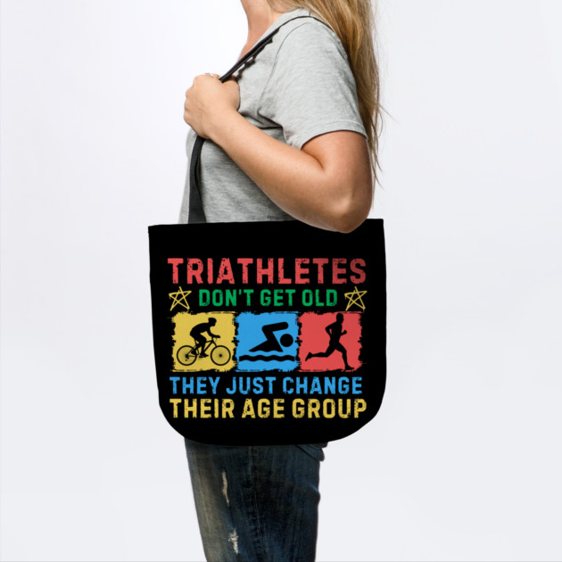 Retro Triathlete Quote by The WYLD Tribe