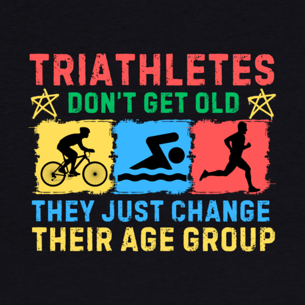 Retro Triathlete Quote by The WYLD Tribe
