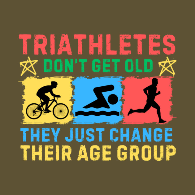 Retro Triathlete Quote by The WYLD Tribe