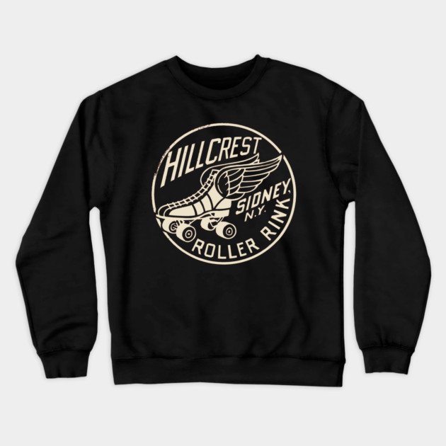 Vintage Roller Skating New York Crewneck Sweatshirt by Timeless Chaos