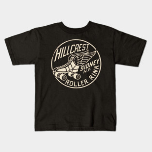 Vintage Roller Skating New York Kids T-Shirt