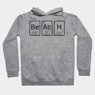 The Periodic Table of Elements 'Be-Ac-H' Hoodie