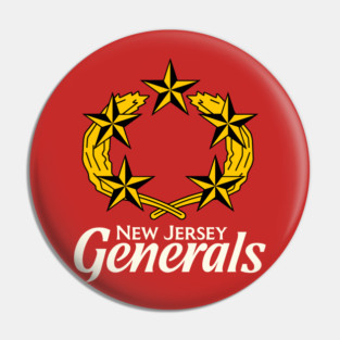 Defunct New Jersey Generals Football Team Pin