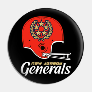 Defunct New Jersey Generals Football Team Helmet Pin