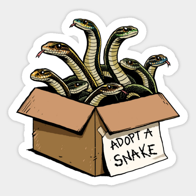 Adopt a Snake Magnet by GoshWow®