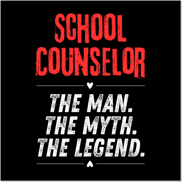 School Counselor Wall Art by BlackMeme94