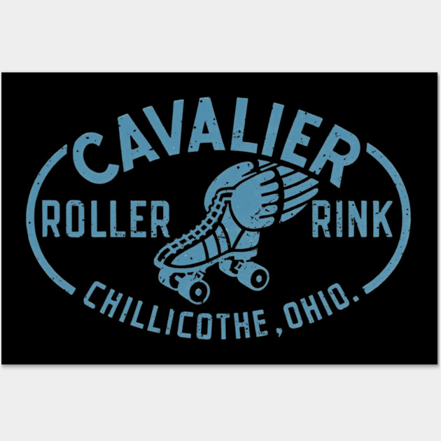 Vintage Roller Skating Chillicothe Ohio Wall Art by Timeless Chaos