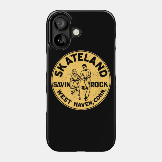 Vintage Roller Skating West Haven Connecticut Phone Case by Timeless Chaos
