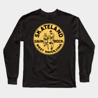 Vintage Roller Skating West Haven Connecticut Long Sleeve T-Shirt
