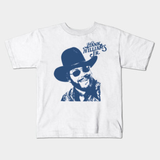 hank williams jr vintage Kids T-Shirt