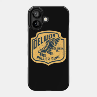 Vintage Roller Skating Oelwein Indiana Phone Case