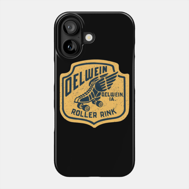 Vintage Roller Skating Oelwein Indiana Phone Case by Timeless Chaos