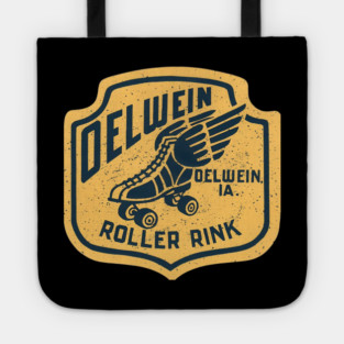 Vintage Roller Skating Oelwein Indiana Tote