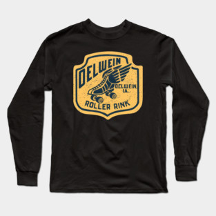 Vintage Roller Skating Oelwein Indiana Long Sleeve T-Shirt
