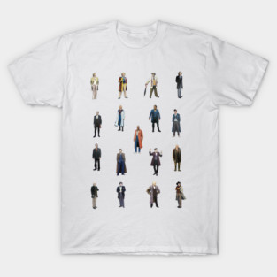 The Complete Dr Who Incarnations T-Shirt