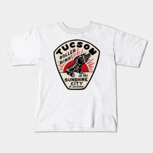 Vintage Roller Skating Tucson Arizona Kids T-Shirt