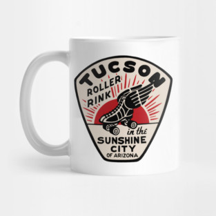 Vintage Roller Skating Tucson Arizona Mug