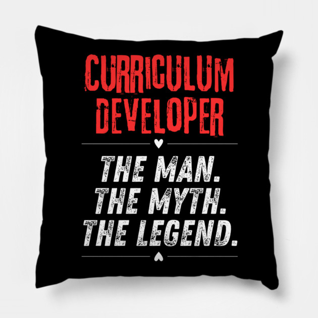 Curriculum Developer Pillow by BlackMeme94