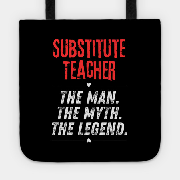 Substitute Teacher Tote by BlackMeme94