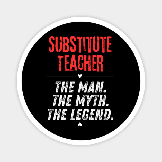 Substitute Teacher Magnet by BlackMeme94