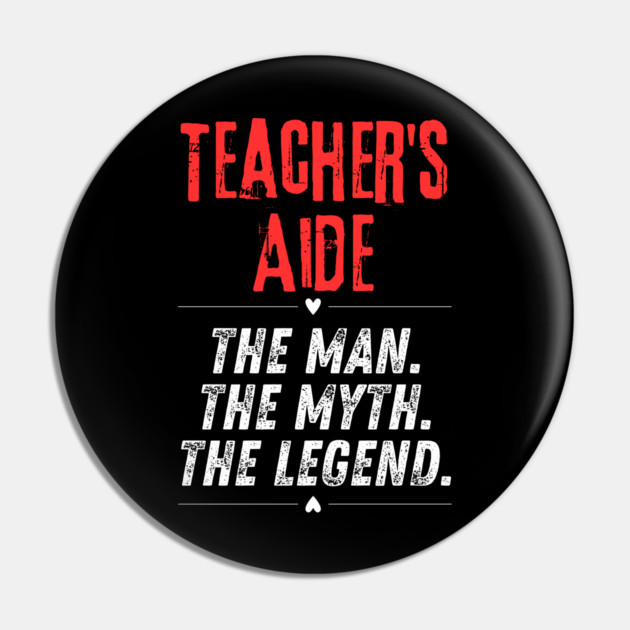 Teacher's Aide Pin by BlackMeme94