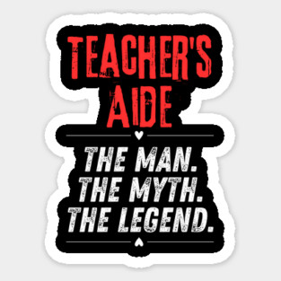 Teacher's Aide Sticker