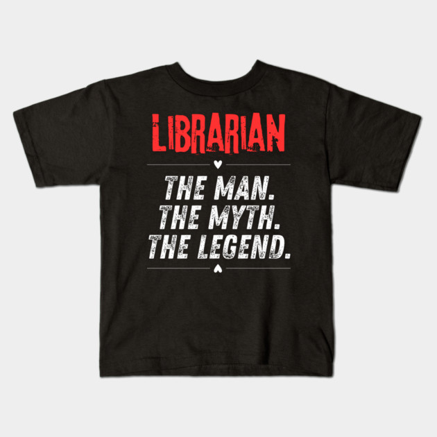 Librarian Kids T-Shirt by BlackMeme94