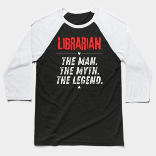 Librarian Baseball T-Shirt