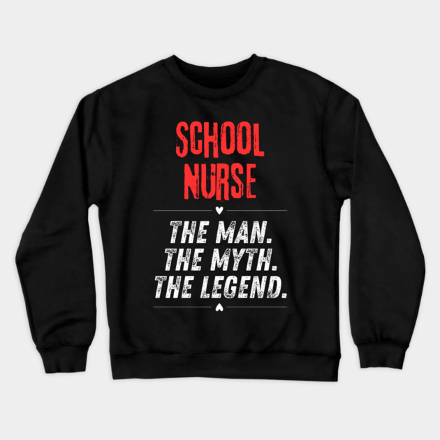 School Nurse Crewneck Sweatshirt by BlackMeme94