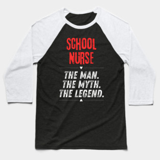 School Nurse Baseball T-Shirt