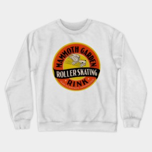 Vintage Roller Skating Mammoth Garden Crewneck Sweatshirt