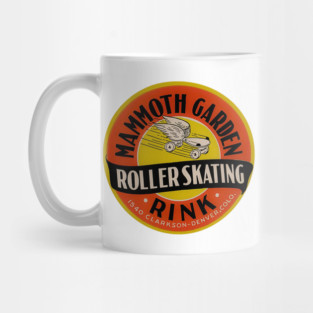 Vintage Roller Skating Mammoth Garden Mug