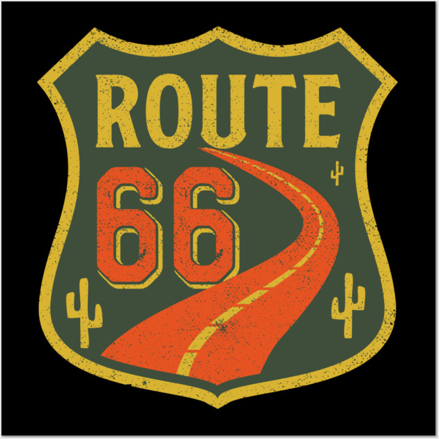 Route 66 Wall Art by Timeless Chaos
