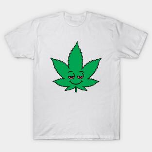 Stoned Weed Leaf T-Shirt