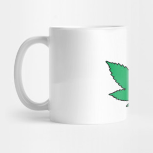 Stoned Weed Leaf Mug