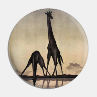 Vintage Travel Poster Mystic South Africa Pin