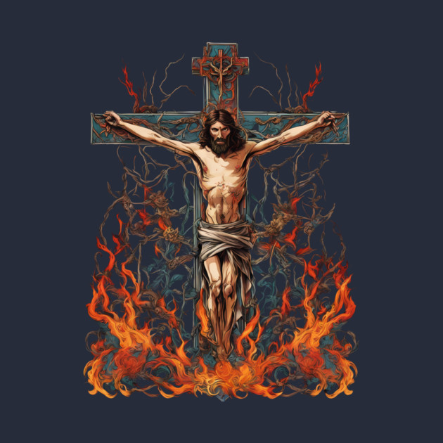 Jesus Christ  on Cross by animegirlnft