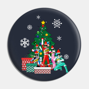 Power Rangers Around The Christmas Tree Pin