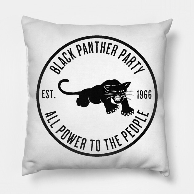 The Black Panther Party Pillow by UrbanLifeApparel
