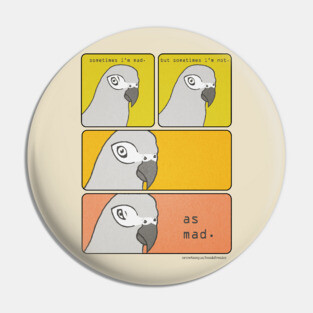 Sometimes I'm Mad... Pin