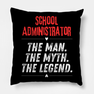 School Administrator Pillow