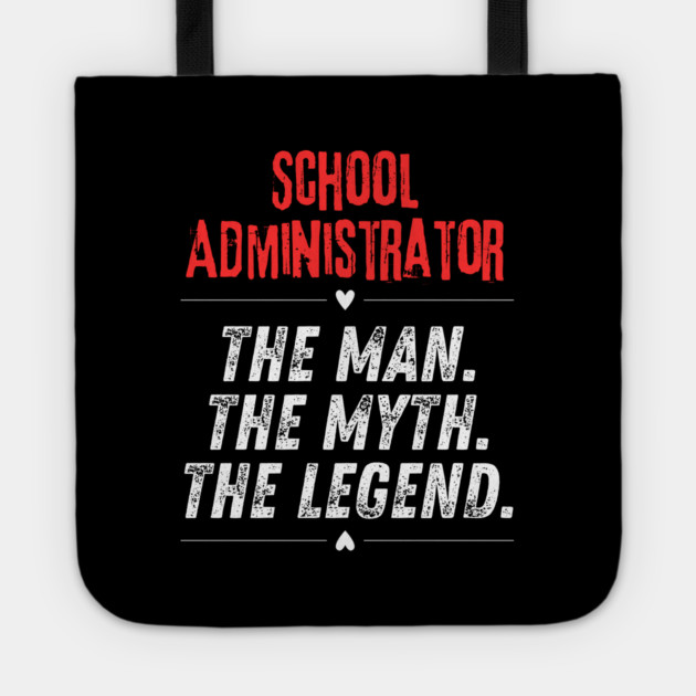 School Administrator Tote by BlackMeme94