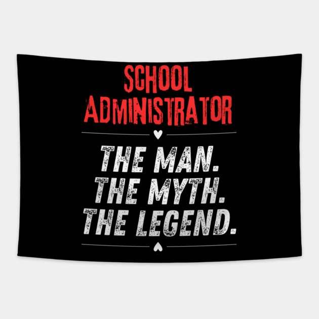School Administrator Tapestry by BlackMeme94