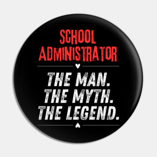 School Administrator Pin