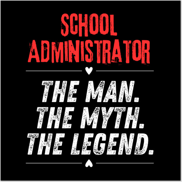School Administrator Wall Art by BlackMeme94