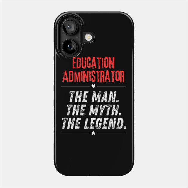Education Administrator Phone Case by BlackMeme94