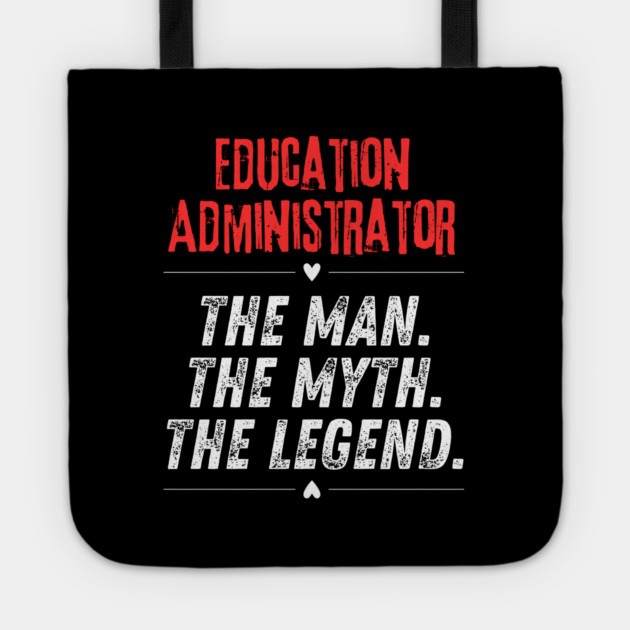 Education Administrator Tote by BlackMeme94