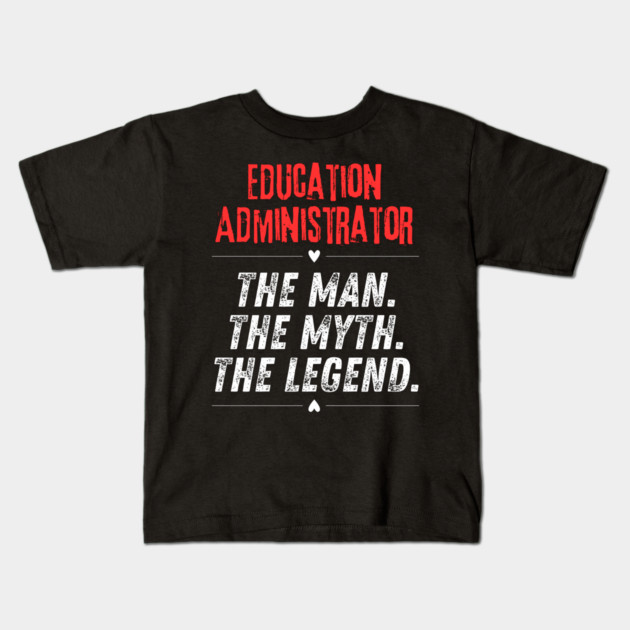 Education Administrator Kids T-Shirt by BlackMeme94